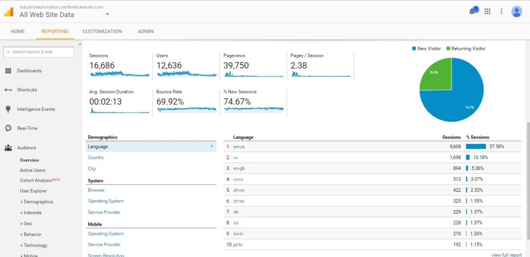 Visitor Analysis Report